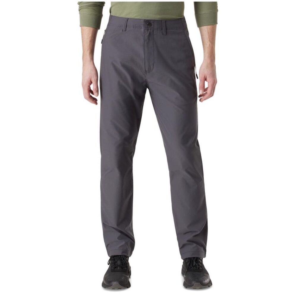 BASS OUTDOOR Mens Traveler Slim-Straight Fit Flex Tech Straight Leg Slim Casu...